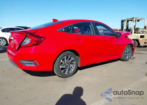 2017 Honda Civic Ex из США, поврежденный, VIN 2HGFC2F75HH532368